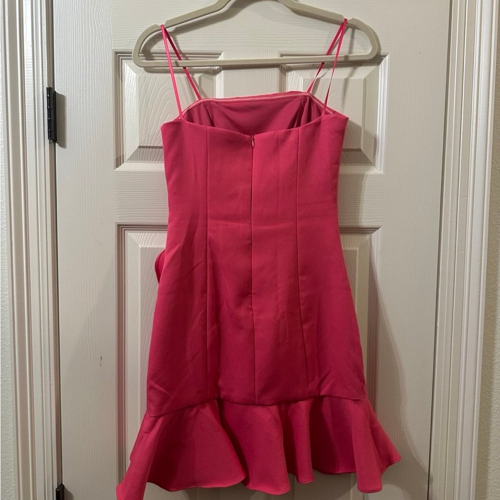 Pink Ruffle Dress - Picture 3 of 4